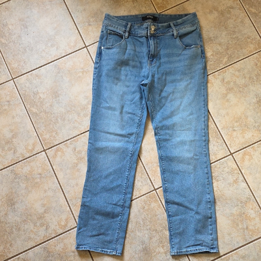 Hudson Jeans Light Blue Straight-Leg Women's Jeans